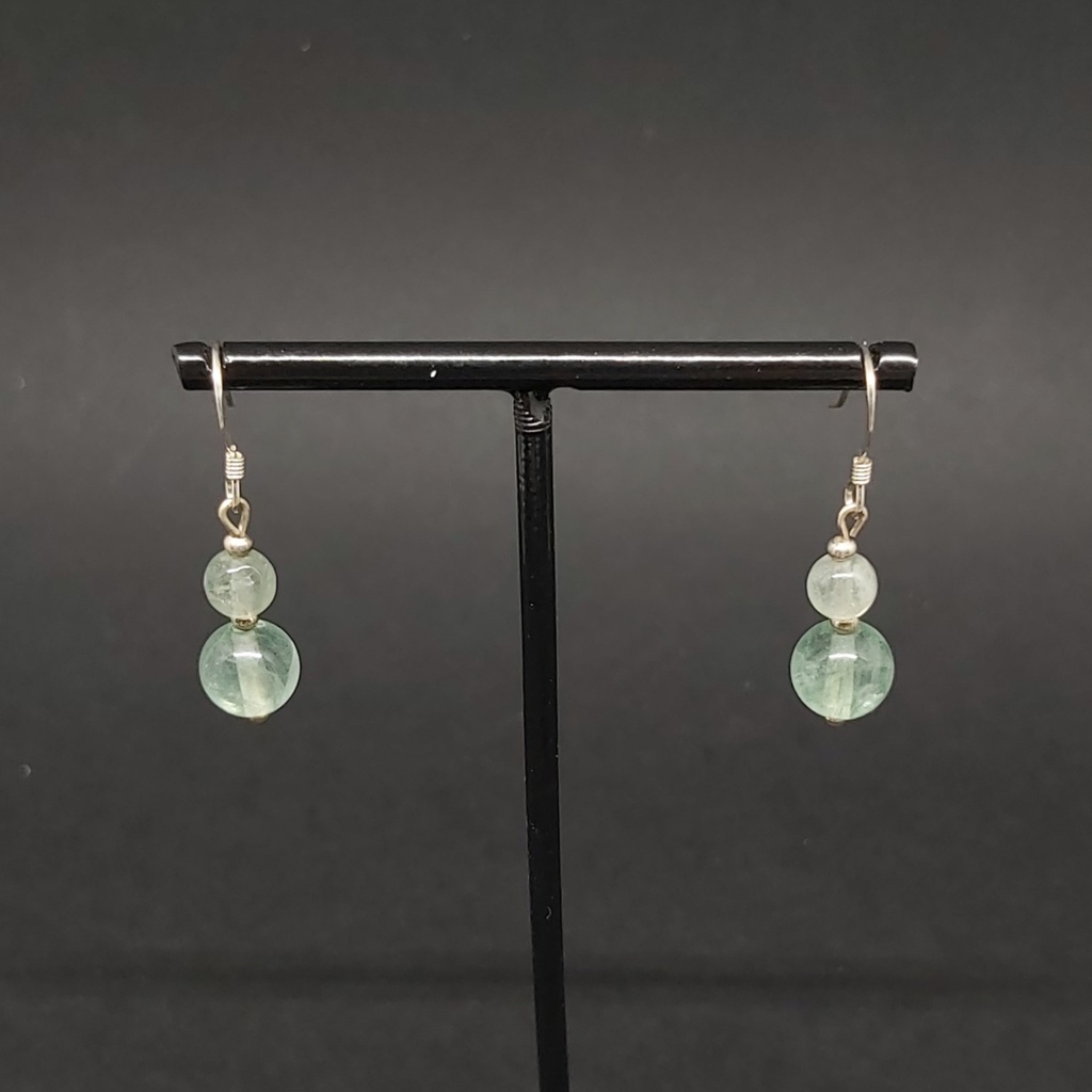 BOEL04.06.Boucles perles Fluorite