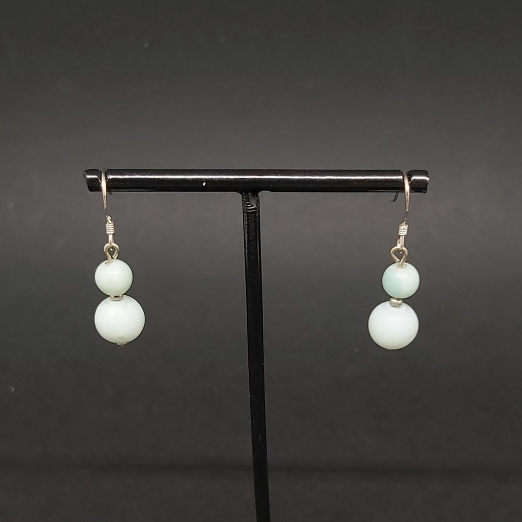 BOEL04.02.Boucles perles Amazonite