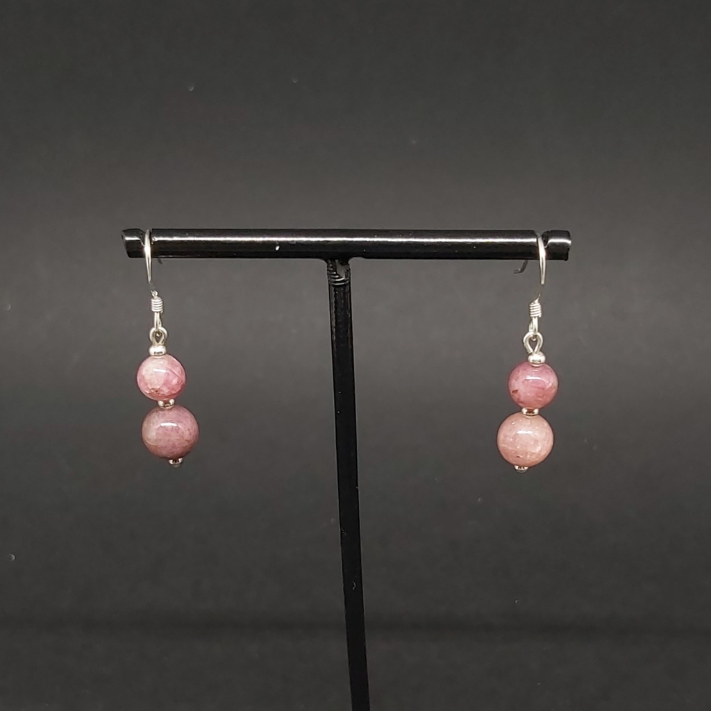 BOEL04.04.Boucles perles Tourmaline