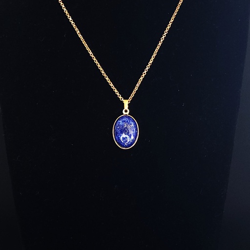 CPU02.1.Pendentif cabochon 18x13 mm Lapis Lazuli