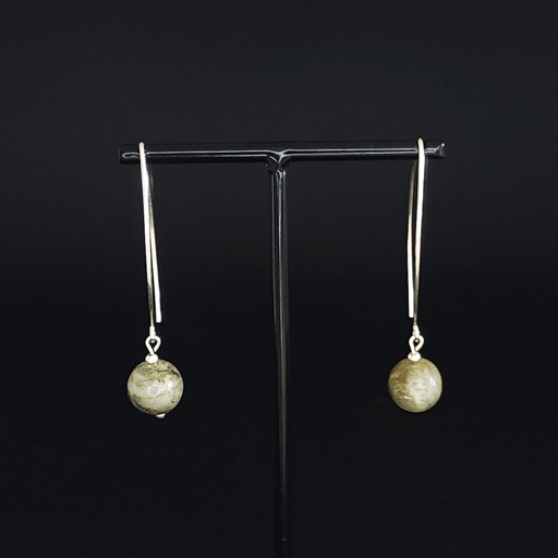 BOEL06.3.Boucles perles Labradorite